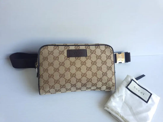 Gucci Canvas Monogram Waistbag