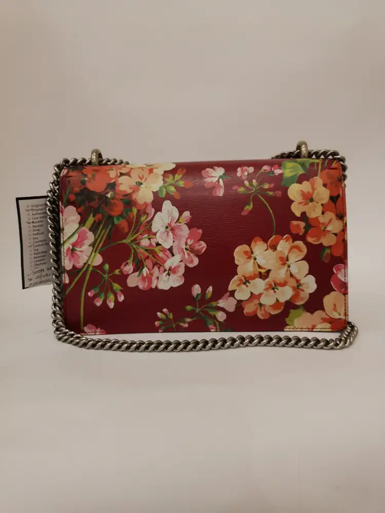 Gucci Dionysus Flower Red Small Calf Leather Shoulder Bag