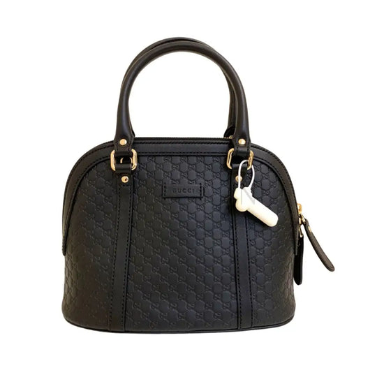 Gucci Dome Small Microguccisimas Black Crossbody Bag