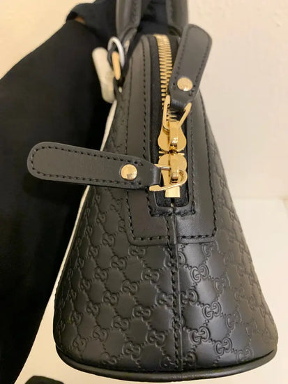 Gucci Dome Small Microguccisimas Black Crossbody Bag