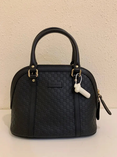 Gucci Dome Small Microguccisimas Black Crossbody Bag