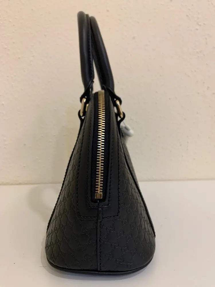 Gucci Dome Small Microguccisimas Black Crossbody Bag