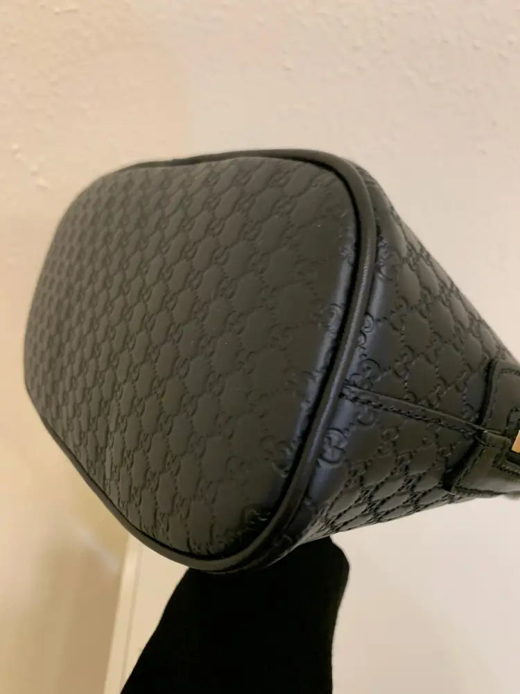 Gucci Dome Small Microguccisimas Black Crossbody Bag