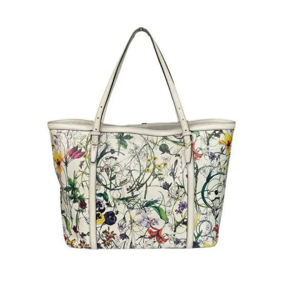 Gucci Flora White Tote Bag