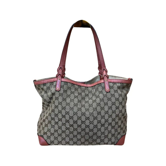 Gucci Gg Canvas Totebag Pink 2011 Shoulder Bag