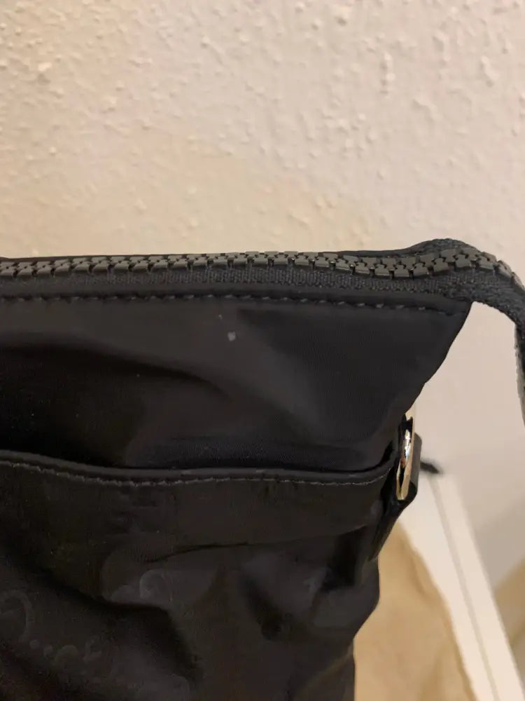 Gucci Guccissima Black Nylon Shoulder Bag