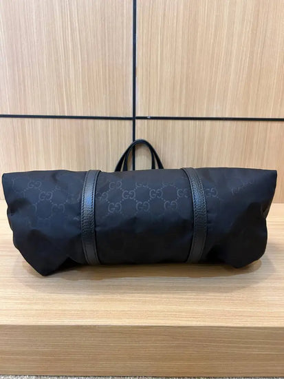 Gucci Guccissima Black Nylon Shoulder Bag