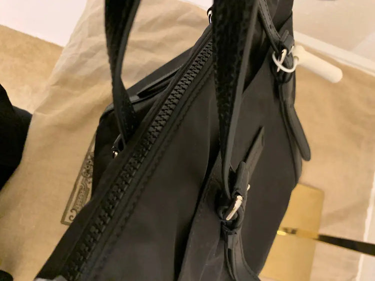 Gucci Guccissima Black Nylon Shoulder Bag