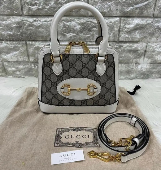 Gucci Horsebit Top Handle Crossbody Bag