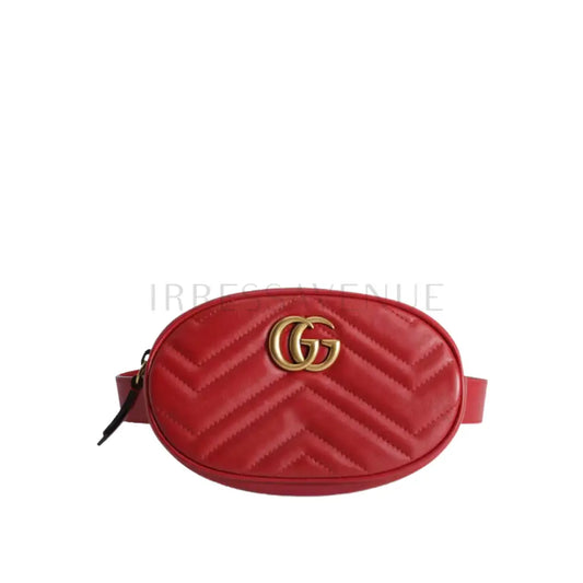 Gucci Marmont Belt Bag Red 2018