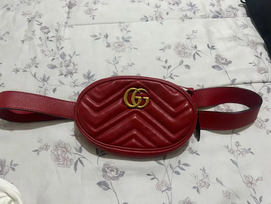 Gucci Marmont Belt Bag Red 2018