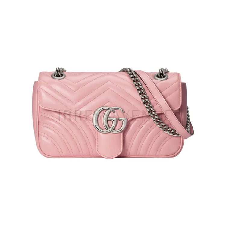 Gucci Marmont Small Pink Shw Crossbody Bag