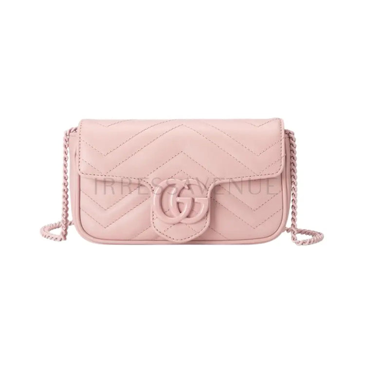 Gucci Marmont Supermini Pink Pastel Mini Bag