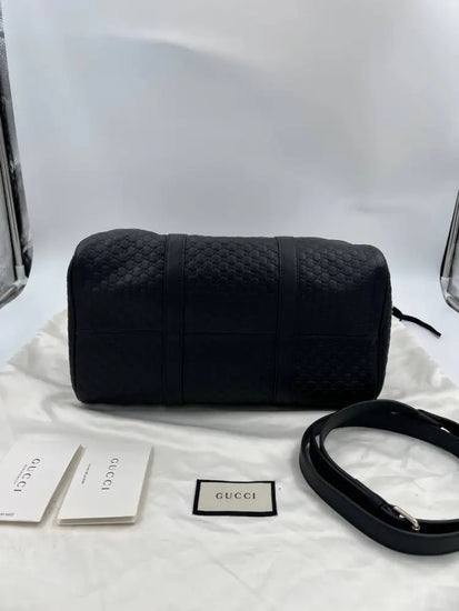 Gucci Medium Boston Bag Guccisima Leather Crossbody