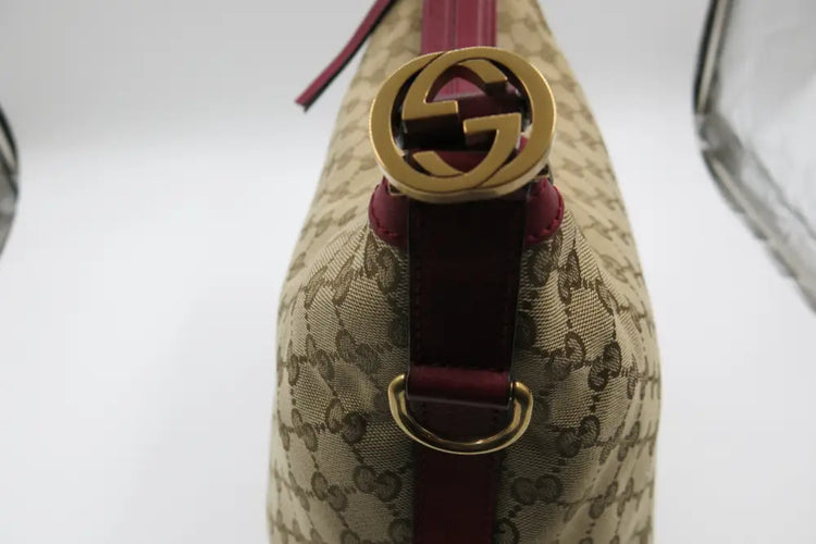 Gucci Miss Gg Original Hobo Dark Red Shoulder Bag