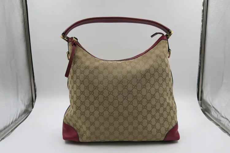 Gucci Miss Gg Original Hobo Dark Red Shoulder Bag