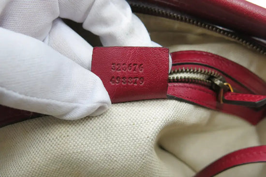 Gucci Miss Gg Original Hobo Dark Red Shoulder Bag