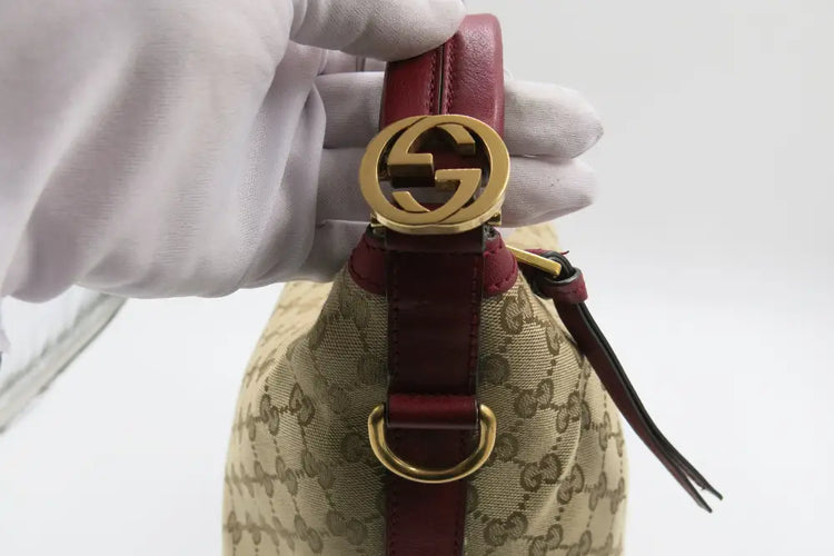 Gucci Miss Gg Original Hobo Dark Red Shoulder Bag