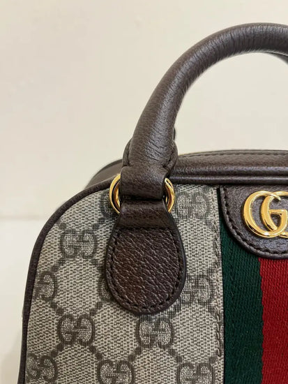 Gucci Ophidia Gg Brown Mini Handbag