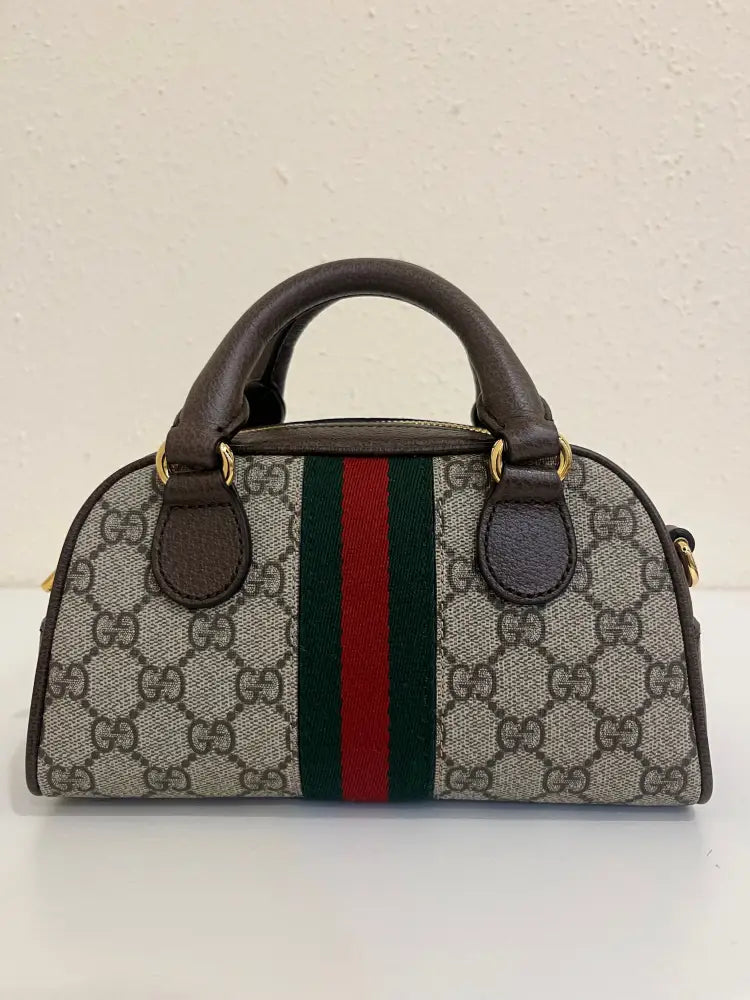 Gucci Ophidia Gg Brown Mini Handbag