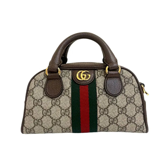 Gucci Ophidia Gg Brown Mini Handbag