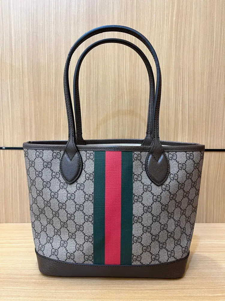 Gucci Petit Tote Bag Gg Brown 2024 Shoulder