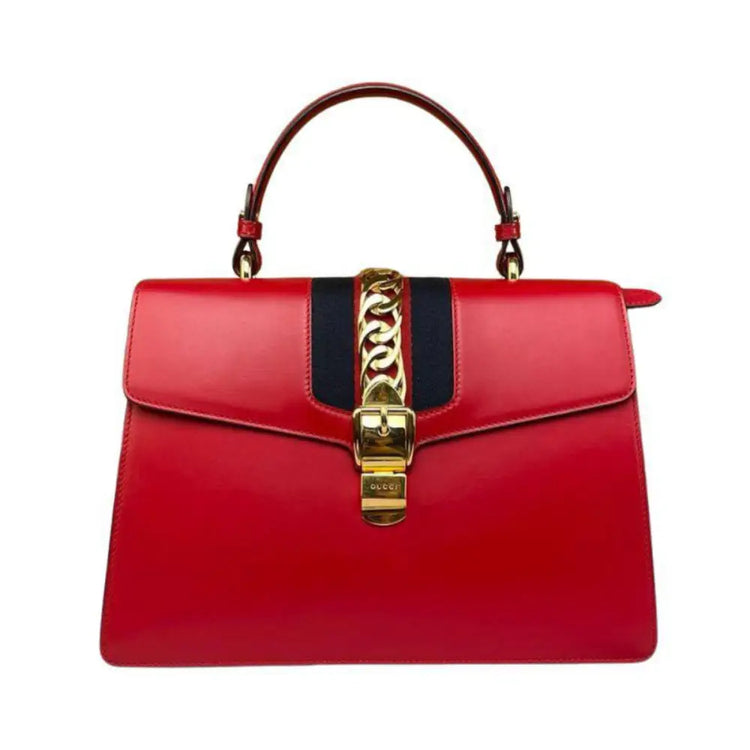 Gucci Sylvie Large Red Top Handle 2017 Handbag