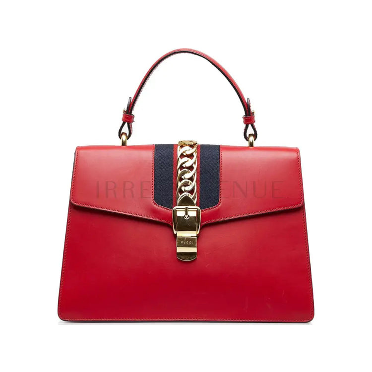 Gucci Sylvie Large Red Top Handle 2017 Handbag