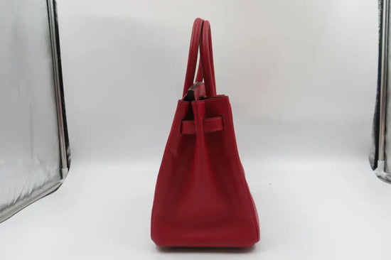 Hermes Birkin 30 Rouge Casaque Epsom Leather Phw Stamp Q Hand Bag