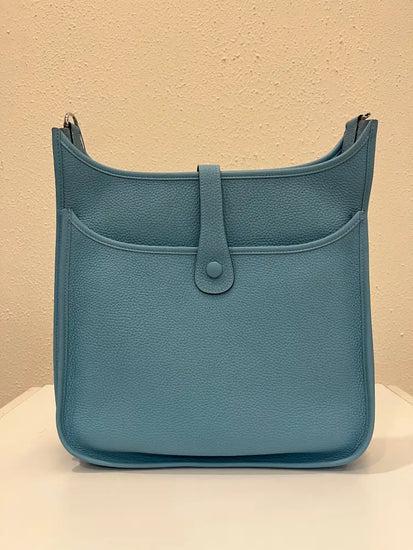 Hermes Evelyn 33 Blue 2017 Crossbody Bag