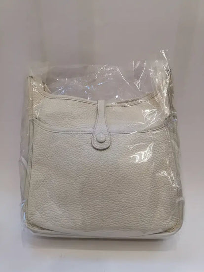 Hermes Evelyn Pm Blanc Stamp I Crossbody Bag