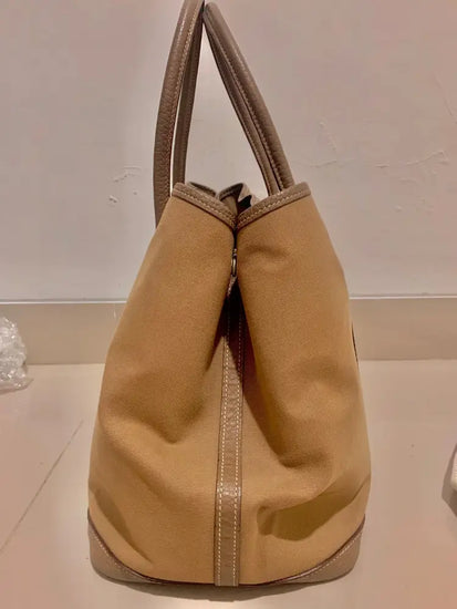 Hermes Garden Party 36 In Beige Shoulder Bag