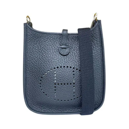 Hermes Mini Evelyn Black Stamp B Ghw Crossbody Bag