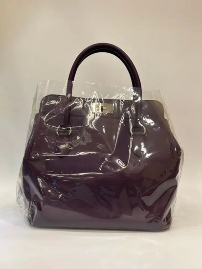 Hermes Toolbox 26 Purple Phw #Q 2013 Handbag