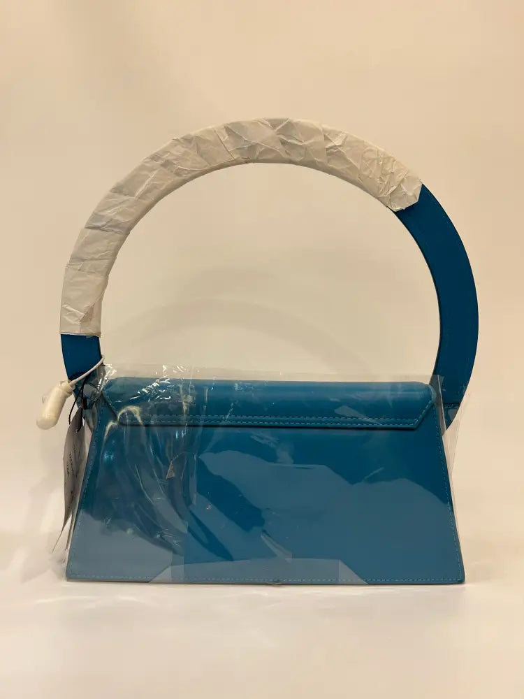 Jacquemus Le Sac Rond Tutquoise Leather Handbag