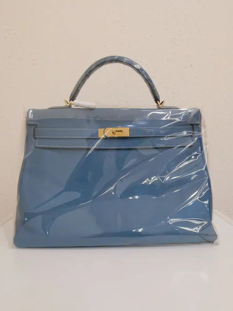 K40 Bleu Jeans Clemence Ghw Stamp O (2011) Handbag