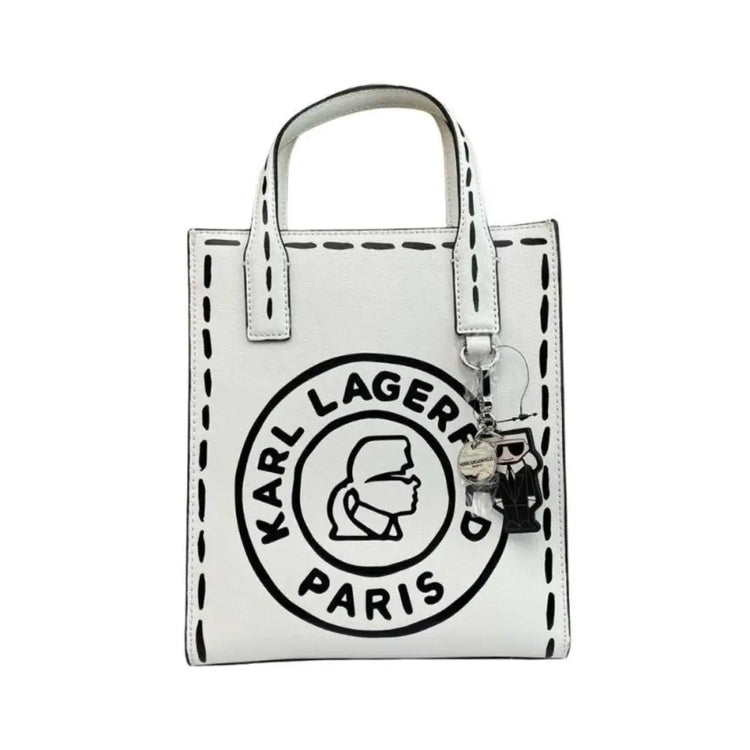 Karl Lagerfeld Tote Small Bag White