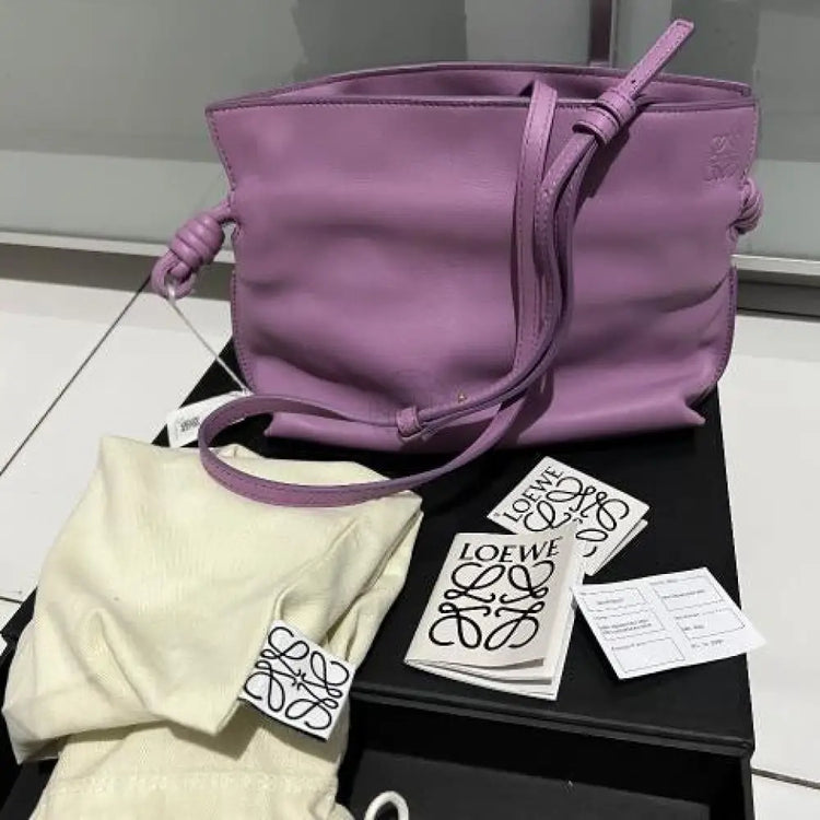 Loewe Flamenco Mini Mauve Crossbody Bag