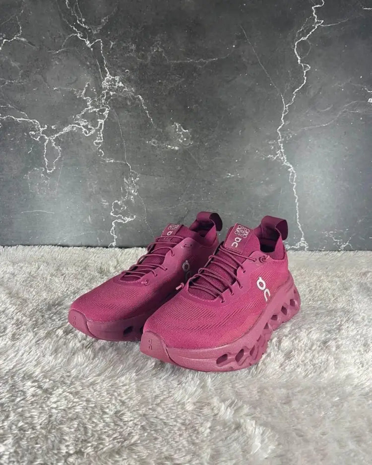 Loewe X On Beet Red Shoes