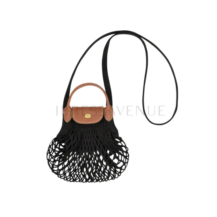 Longchamp Filet Xs Black Crossbody Bag