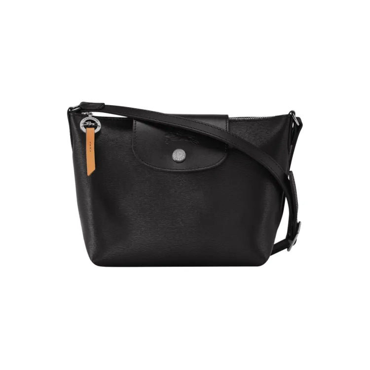 Longchamp Le Pliage City Crossbody Black Bag