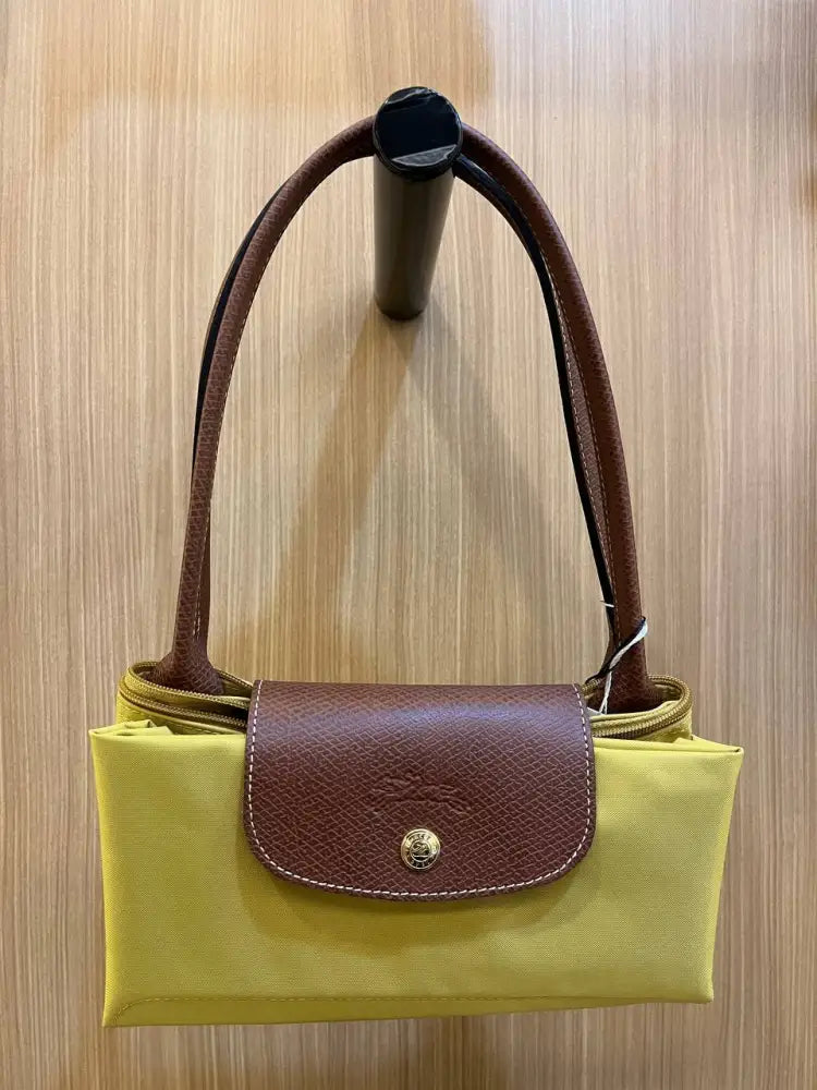 Longchamp Le Pliage Original Medium Jaune Klassik Shoulder Bag