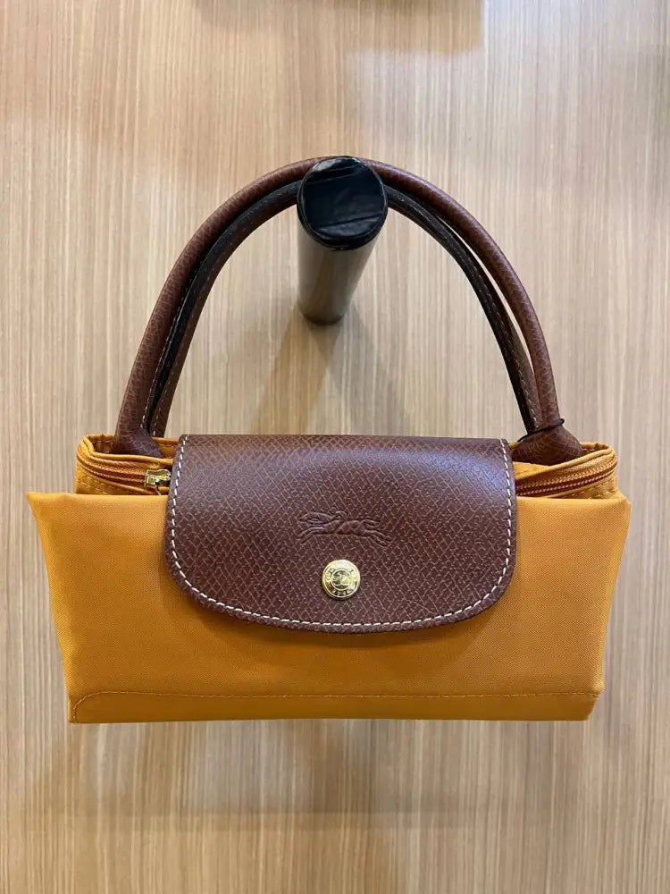 Longchamp Le Pliage Original Small Saffron Klasik Shoulder Bag