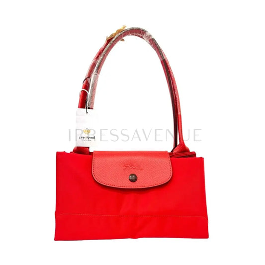 Longchamp Red Large Shoulder Bag