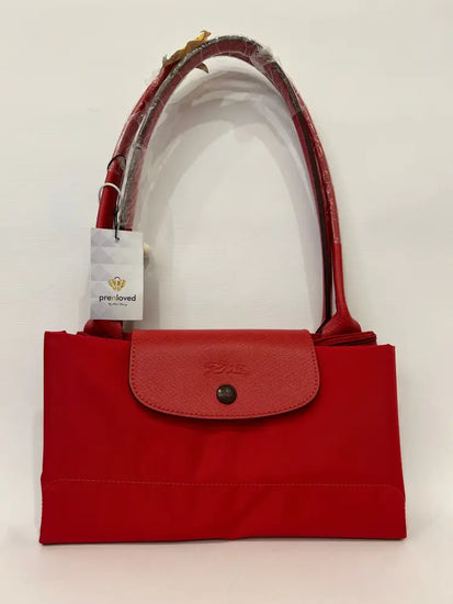 Longchamp Red Large Shoulder Bag