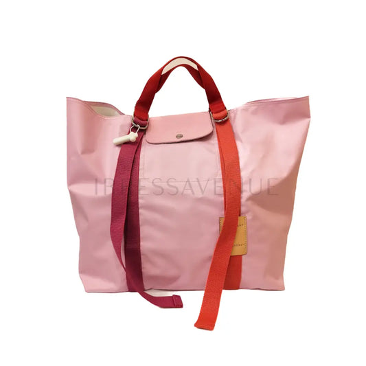 Longchamp Replay Travel Pink Tote Bag