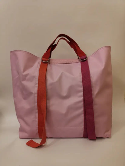 Longchamp Replay Travel Pink Tote Bag