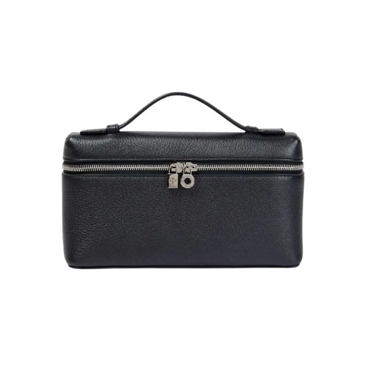 Loro Piana L19 Extra Pouch Black Hand Bag