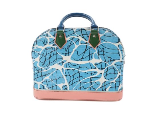 Louis Vuitton Alma Aqua Print Handbag