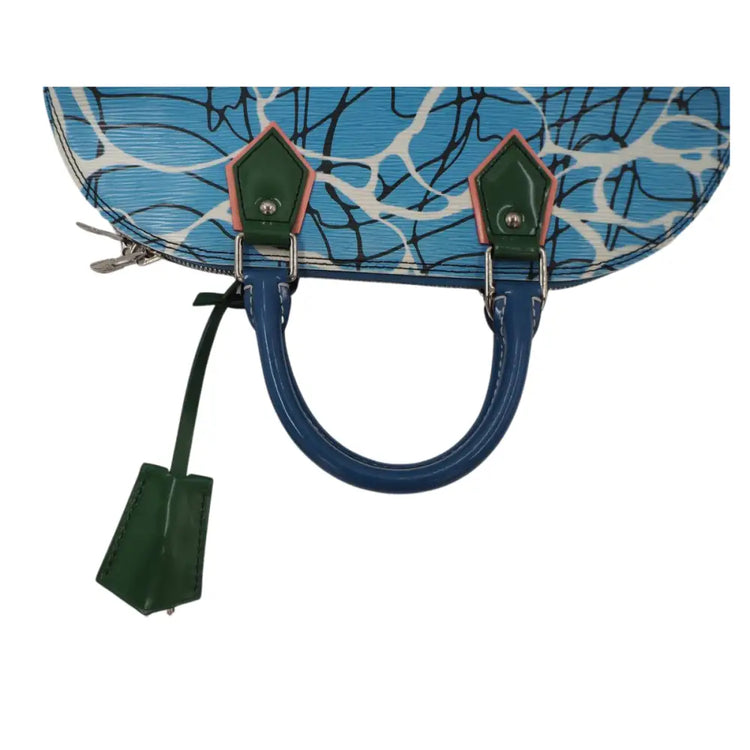 Louis Vuitton Alma Aqua Print Handbag